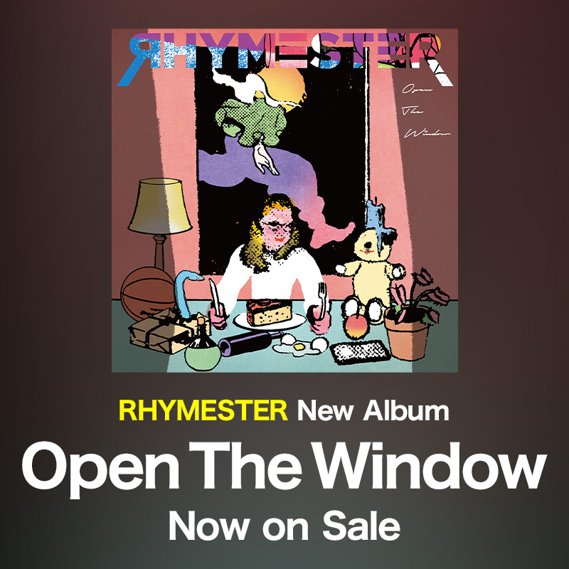 RHYMESTER New Album「Open The Window」Now on Sale