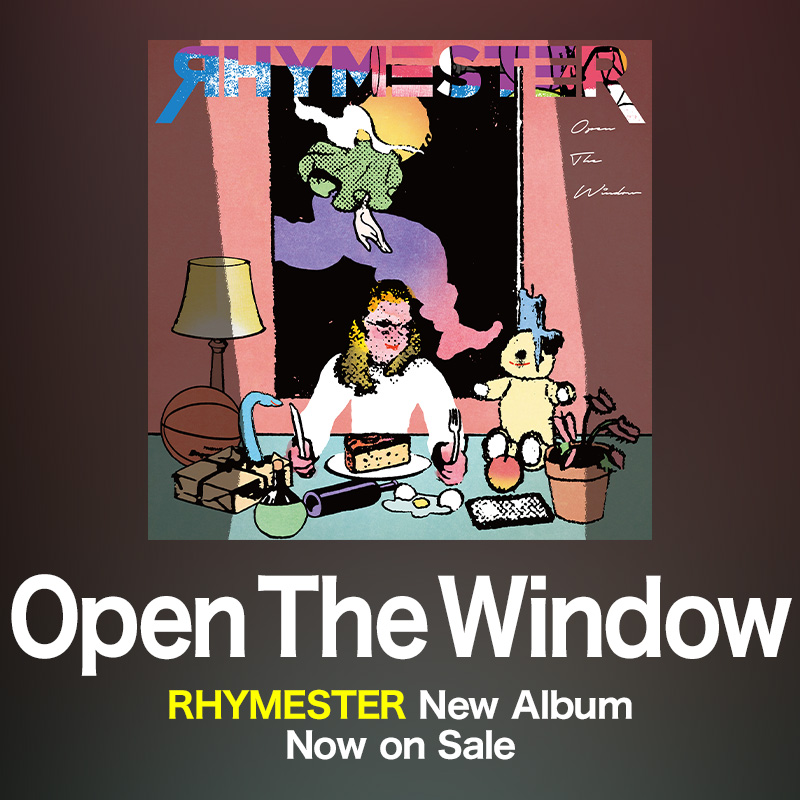 RHYMESTER New Album「Open The Window」2023年6月21日発売